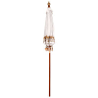 Produktbild för Balinesisk Parasol Kräm 185 x 185 x 260 cm Bomull