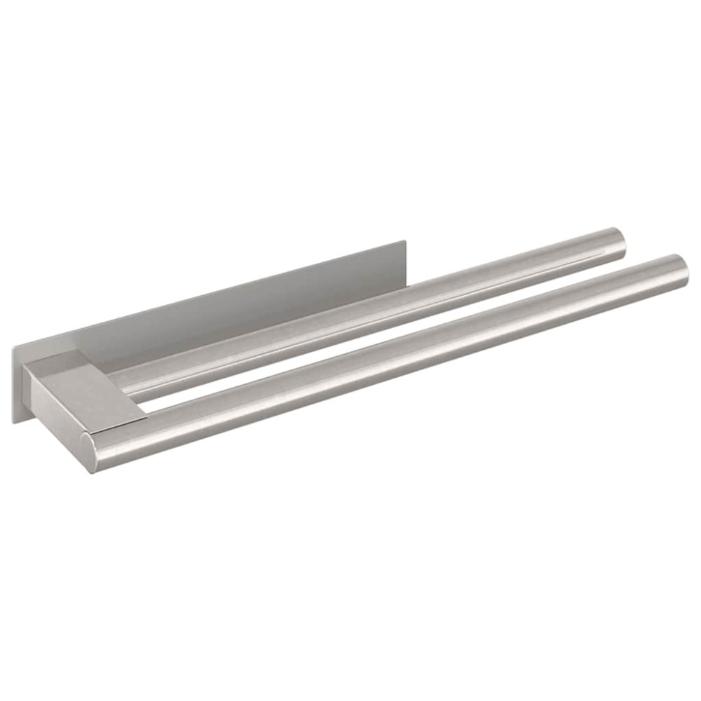 Produktbild för Handdukshållare Silver 40 x 9 x 4 cm Rostfritt stål