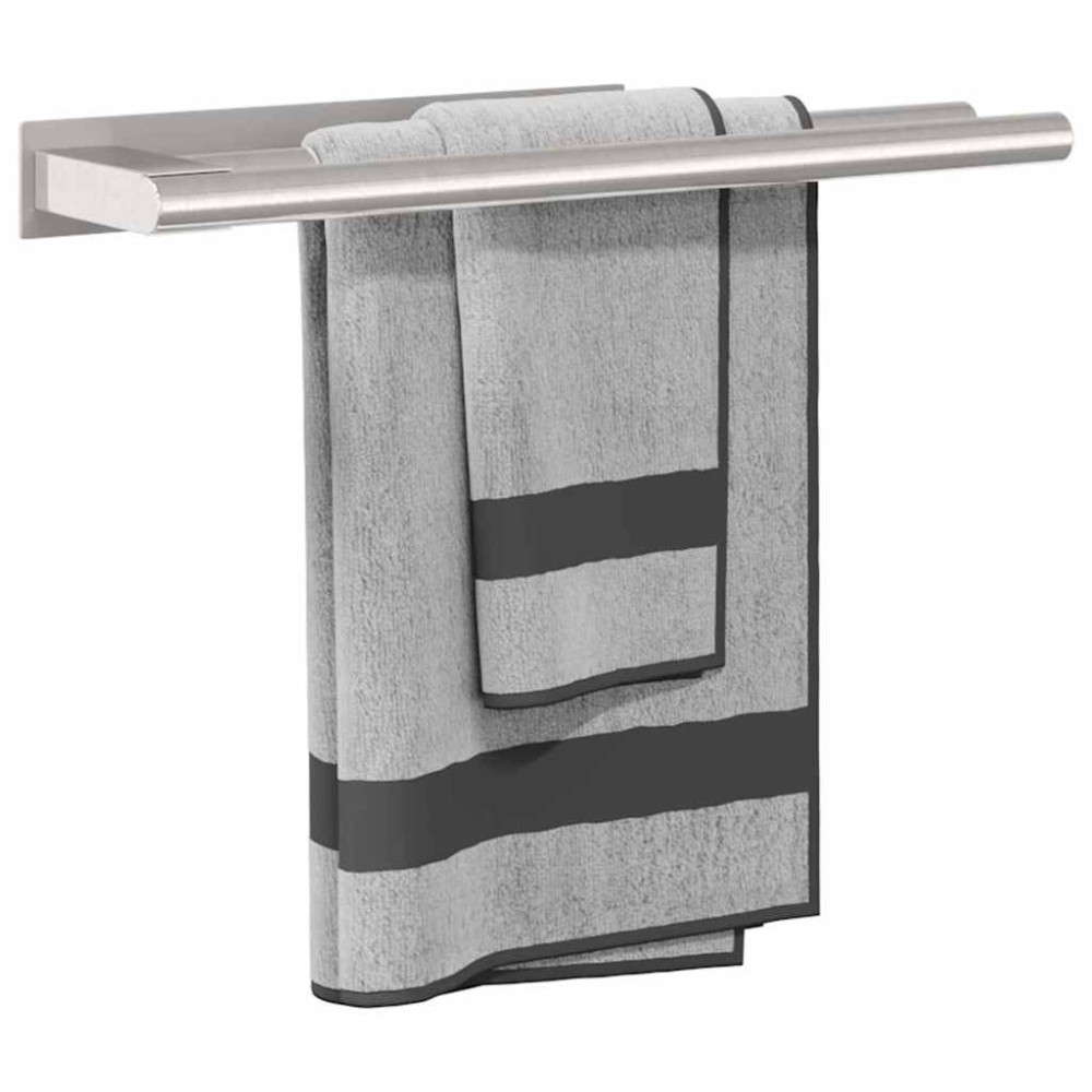 Produktbild för Handdukshållare Silver 40 x 9 x 4 cm Rostfritt stål