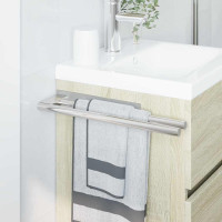 Produktbild för Handdukshållare Silver 40 x 9 x 4 cm Rostfritt stål