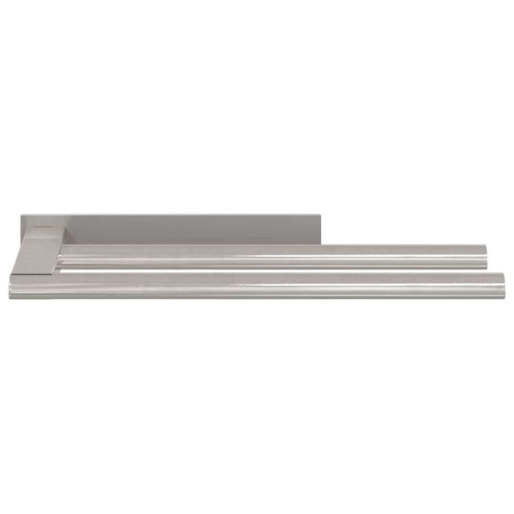 Produktbild för Handdukshållare Silver 40 x 9 x 4 cm Rostfritt stål