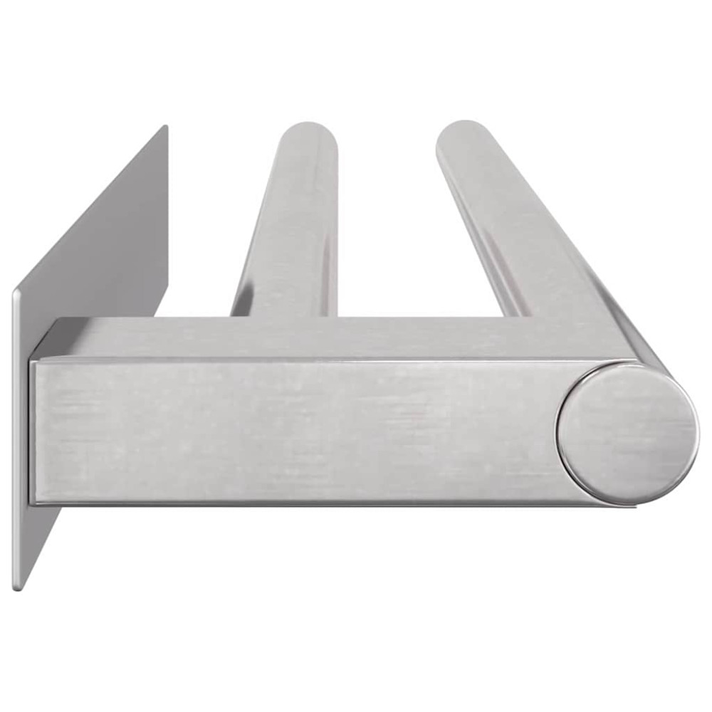 Produktbild för Handdukshållare Silver 40 x 9 x 4 cm Rostfritt stål