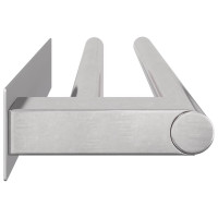 Produktbild för Handdukshållare Silver 40 x 9 x 4 cm Rostfritt stål