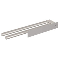 Produktbild för Handdukshållare Silver 40 x 9 x 4 cm Rostfritt stål