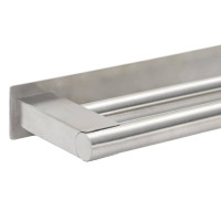 Produktbild för Handdukshållare Silver 40 x 9 x 4 cm Rostfritt stål
