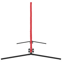 Produktbild för Tennis Nät Svart och Röd 301 x 90,5 x 87 cm Polyester