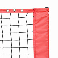 Produktbild för Tennis Nät Svart och Röd 301 x 90,5 x 87 cm Polyester
