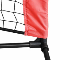Produktbild för Tennis Nät Svart och Röd 494,5 x 90 x 87 cm Polyester