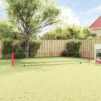 Produktbild för Tennis Nät Svart och Röd 595 x 90,5 x 87 cm Polyester