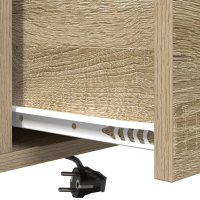Produktbild för Nattduksbord 2 pcs Sonoma-ek 42 x 41 x 56 cm Konstruerat trä