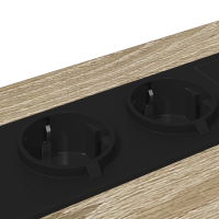 Produktbild för Nattduksbord 2 pcs Sonoma-ek 42 x 41 x 56 cm Konstruerat trä