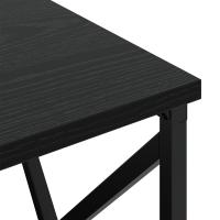 Produktbild för Nattduksbord 2 pcs Svart Ek 40 x 31 x 60 cm Konstruerat trä