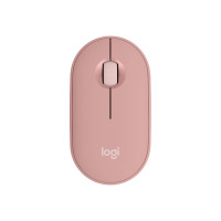 Produktbild för Logitech Pebble Mouse 2 M350s - mus - Bluetooth 5.2 LE - tonal rose