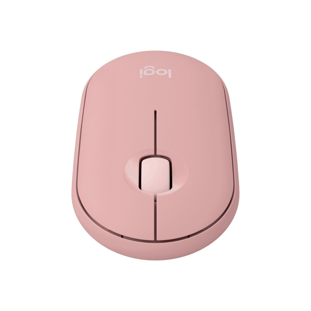 Produktbild för Logitech Pebble Mouse 2 M350s - mus - Bluetooth 5.2 LE - tonal rose