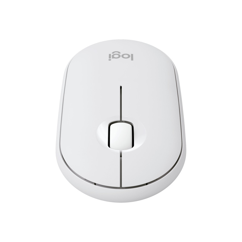Produktbild för Logitech Pebble Mouse 2 M350s - mus - Bluetooth 5.2 LE - tonal white