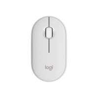 Produktbild för Logitech Pebble Mouse 2 M350s - mus - Bluetooth 5.2 LE - tonal white