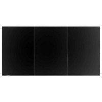 Produktbild för Trädgårdsmöbelset med kudde 5 pcs Svart konstrotting