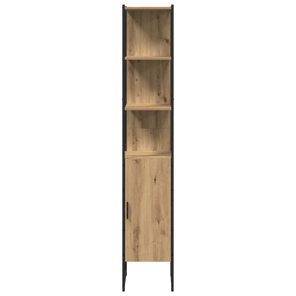 Produktbild för Badrumsmöbelset 4 st Artisan Ek 33 x 33 x 185,5 cm