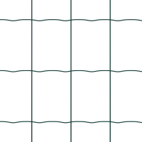 Produktbild för Euro Stängsel med Betongfundament 25 x 0,6 m PVC-belagda stål