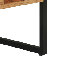 Produktbild för TV-skåp med låda Brun 100 x 35 x 50 cm Massivt Akaciaträ