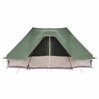 Produktbild för Tipi Tält med tak med lagring Grön 680 x 430 x 270 cm taffeta