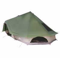 Produktbild för Tipi Tält med tak med lagring Grön 680 x 430 x 270 cm taffeta