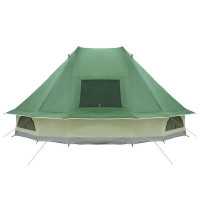 Produktbild för Tipi Tält med tak med lagring Grön 680 x 430 x 270 cm taffeta