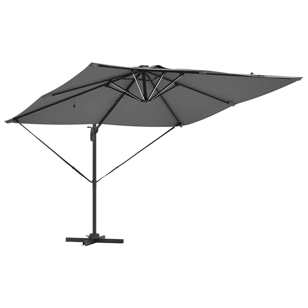 Produktbild för Parasoll Antracit 286 x 284 x 270 cm Aluminium och Polyester