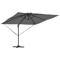 Produktbild för Parasoll Antracit 286 x 284 x 270 cm Aluminium och Polyester