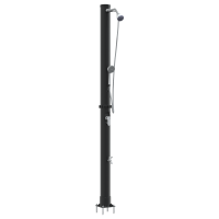 Produktbild för Utomhus Solardusch Svart 217 cm PVC och Aluminium