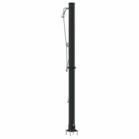 Produktbild för Utomhus Solardusch Svart 217 cm PVC och Aluminium
