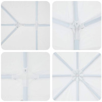 Produktbild för Partytält Vit 400 x 400 x 266 cm polyeten