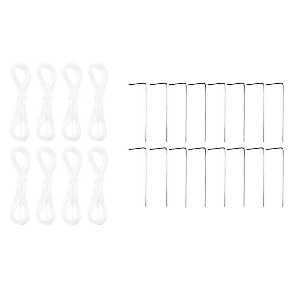 Produktbild för Partytält Vit 400 x 400 x 266 cm polyeten