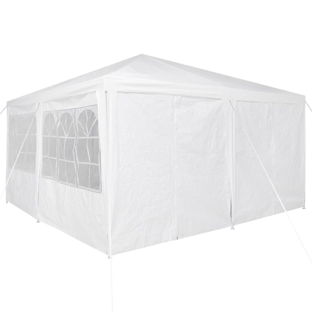 Produktbild för Partytält Vit 400 x 400 x 266 cm polyeten