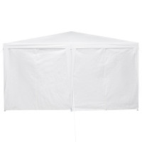 Produktbild för Partytält Vit 400 x 400 x 266 cm polyeten