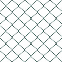 Produktbild för Kedjelänk Stängsel 10 x 1,4 m Stål Grön