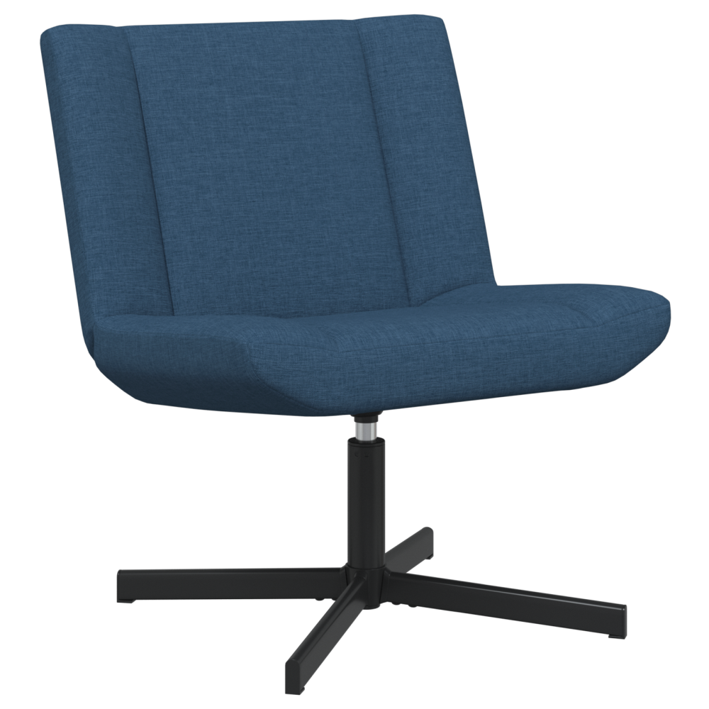 Produktbild för Skrivstol Blå 63 x 75 x 76 cm tyg