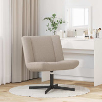 Produktbild för Skrivstol Ljusgrå 63 x 75 x 76 cm Sheepskin