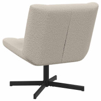 Produktbild för Skrivstol Ljusgrå 63 x 75 x 76 cm Sheepskin