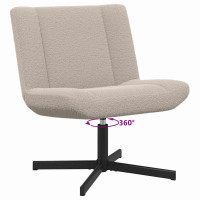 Produktbild för Skrivstol Ljusgrå 63 x 75 x 76 cm Sheepskin