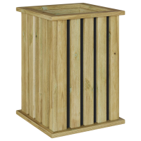 Produktbild för Plantlådor Brun 33 x 33 x 45 cm Impregnerat furuträ