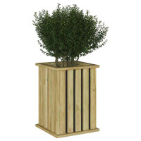 Produktbild för Plantlådor Brun 33 x 33 x 45 cm Impregnerat furuträ