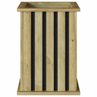 Produktbild för Plantlådor Brun 33 x 33 x 45 cm Impregnerat furuträ