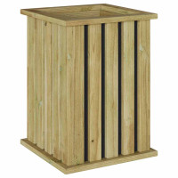 Produktbild för Plantlådor Brun 33 x 33 x 45 cm Impregnerat furuträ