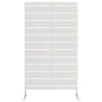Produktbild för Avskärmningsskärm Grå 100 x 50 x 180 cm Stål