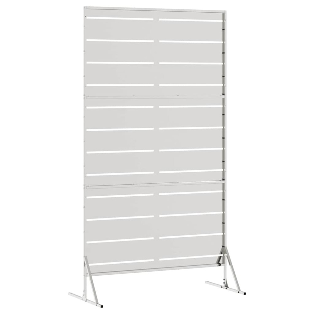 Produktbild för Avskärmningsskärm Grå 100 x 50 x 180 cm Stål