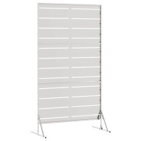 Produktbild för Avskärmningsskärm Grå 100 x 50 x 180 cm Stål