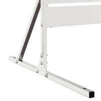 Produktbild för Avskärmningsskärm Grå 100 x 50 x 180 cm Stål