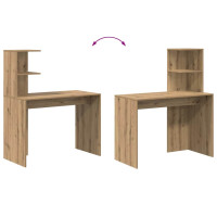 Produktbild för Skrivbord Artisan Ek 102 x 50 x 124 cm Konstruerat trä