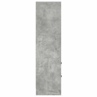 Produktbild för Skåp med låda Betonggrå 45,5 x 34 x 127 cm